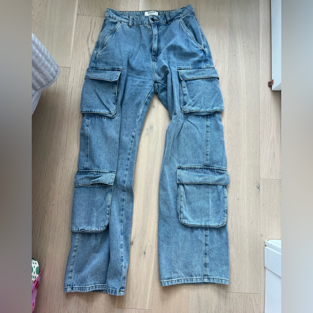 House of CB Light Blue Denim Pants
